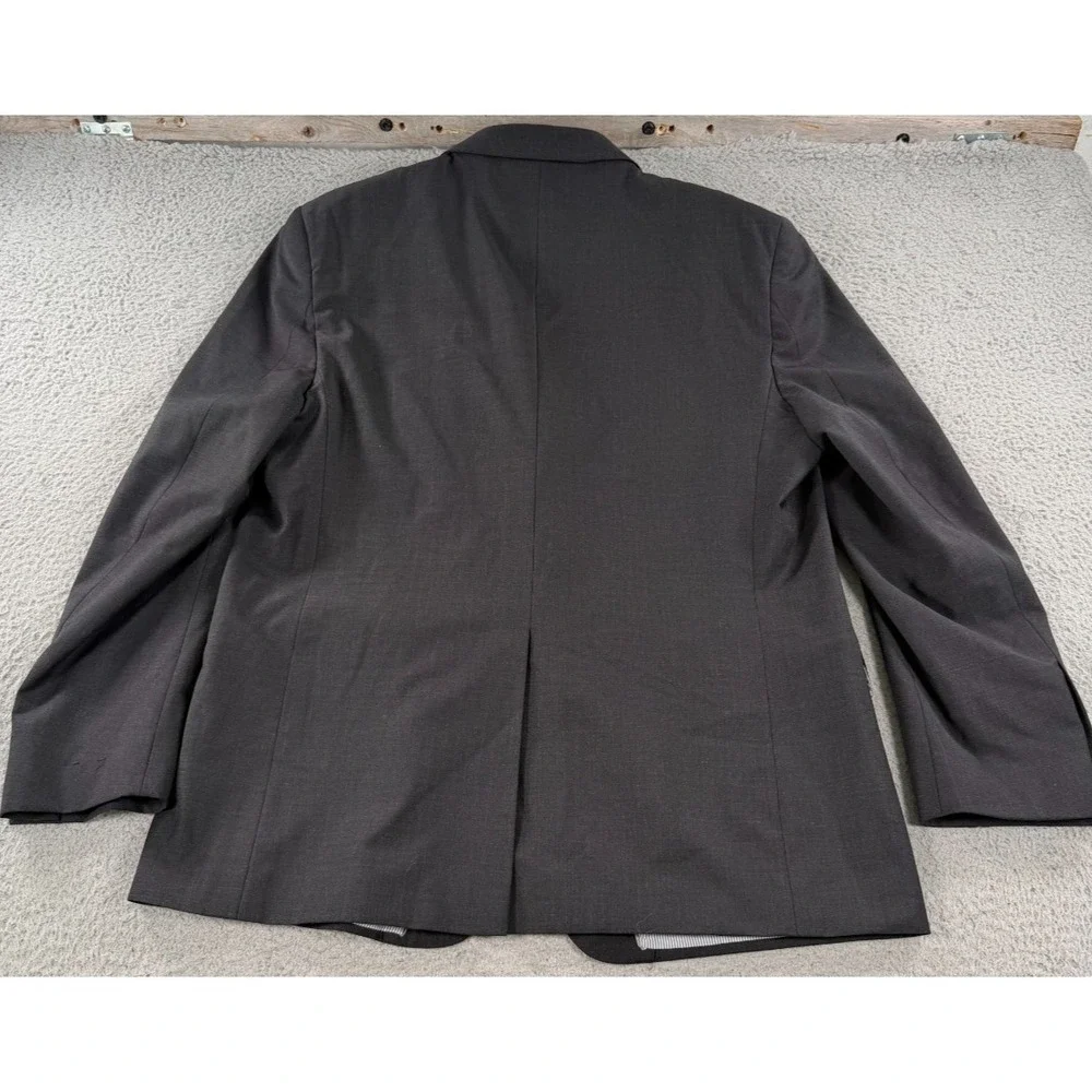 Brooks Brothers Explorer Blazer Men 46R Charcoal Gray Single Breasted Regent Fit